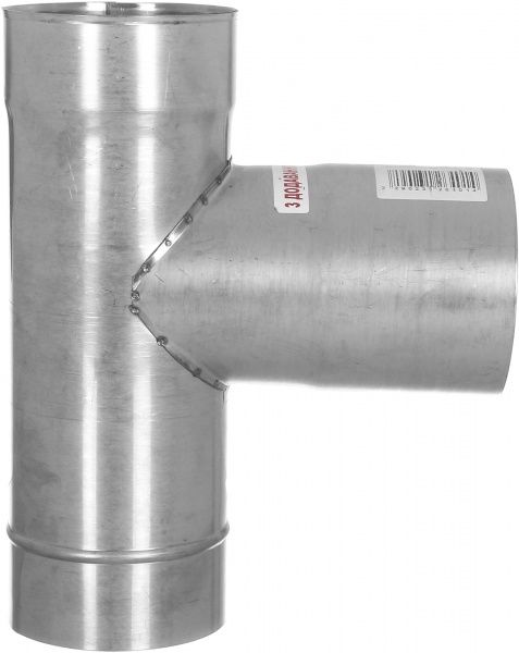 Трійник моно 1 мм нерж Ф120 мм 87°LIRA-LTD 