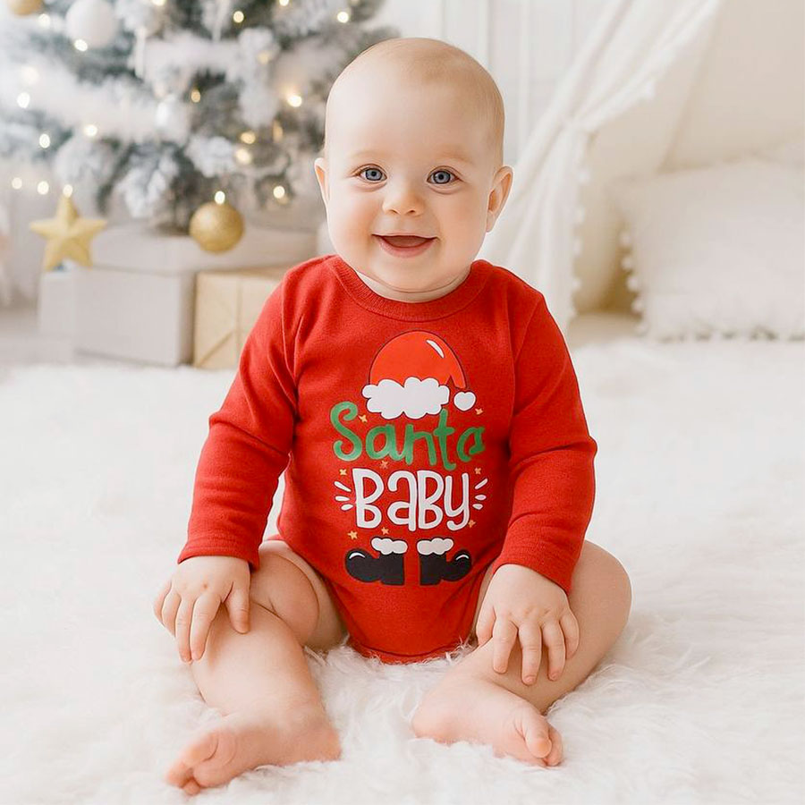 Боді дитяче унісекс Blanka Санта р.74-80 червоний 110895