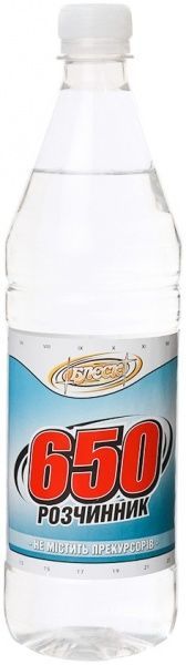 Растворитель 650 Блеск 0,8 л 0,67 кг