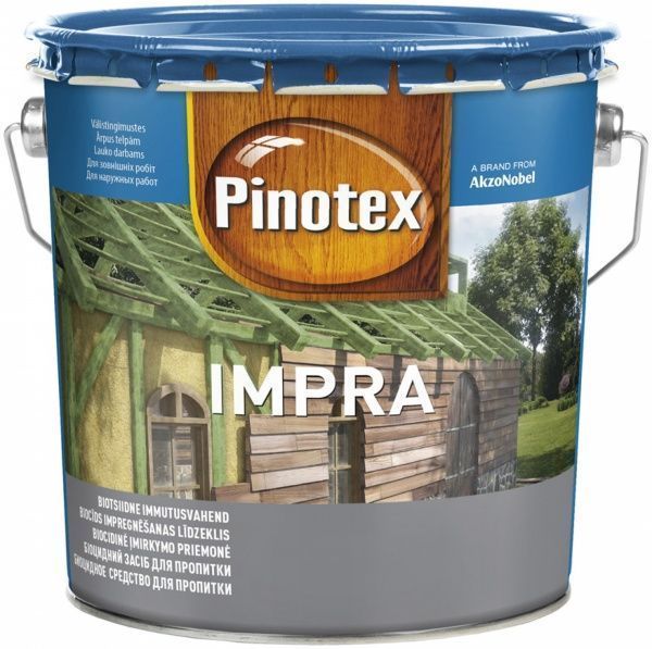 Захисний засіб Pinotex Impra для прихованих конструкцій зелений 3 л