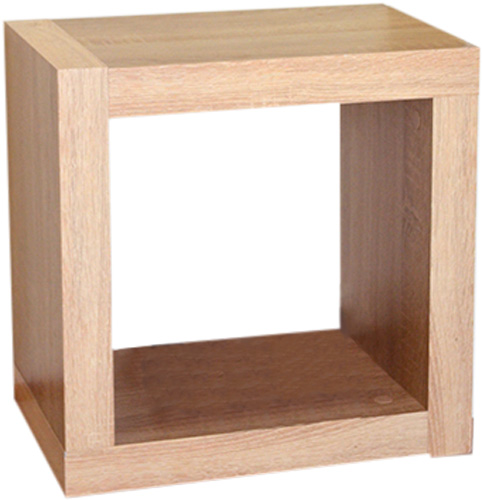 Етажерка пристінна Inteo Кубус Мікс 1х1 438х438х290 мм дуб тахо