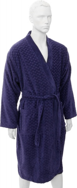 Халат Durutex р. L темно-синий Velour 