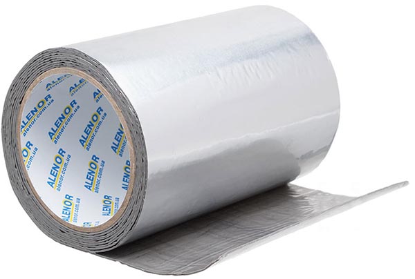 Лента герметизирующая Alenor BF бутиловая 150 мм x 3 м алюминиевая