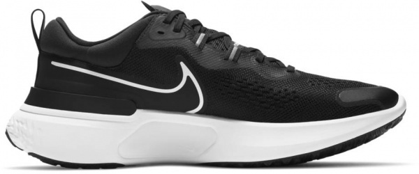 Кросівки Nike NIKE REACT MILER 2 CW7121-001 р.45 чорно-білий