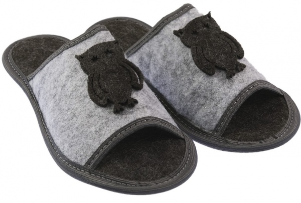 Тапки домашние FX Shoes FX shoes 2027 р.38/39 серый 