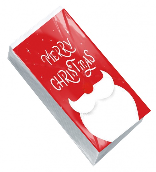 Салфетки столовые Альбатрос Meri Christmas 33х33 см 25 шт.