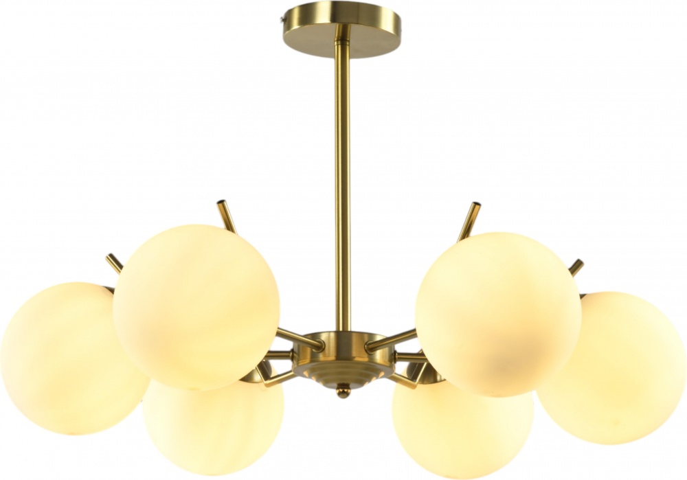 Люстра потолочная Sensio Nantes 6x40 Вт E27 белый ALPL-PL321148-6