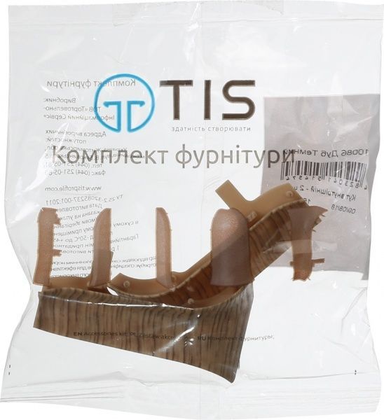 Комплект уголков внутренних TIS дуб темный 
