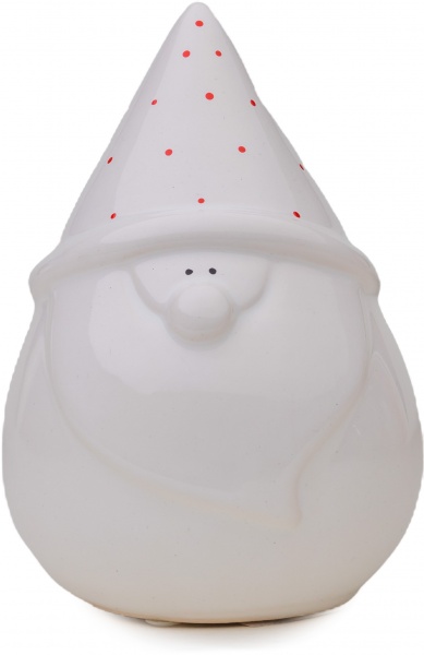 Статуэтка Дед Мороз белый 9x9x13 см 1411-13 Eterna