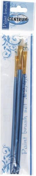 Набор кистей 80856 3 шт. (№2, 4, 6) Centrum 