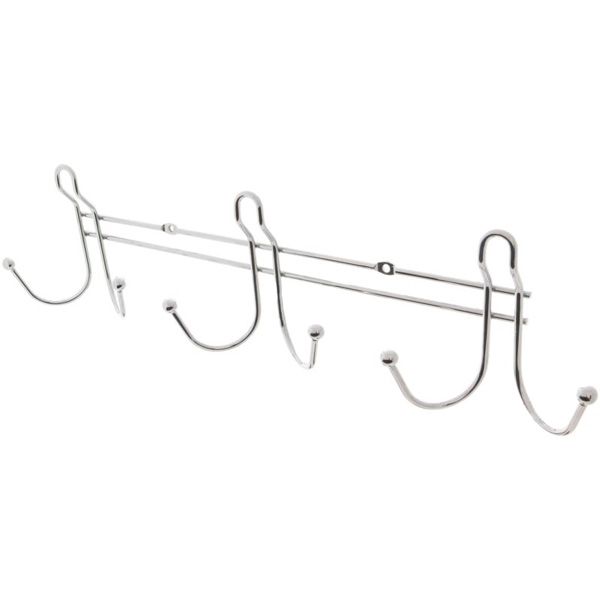 Вешалка  Arino гардеробная W4002A 6 крючков хром