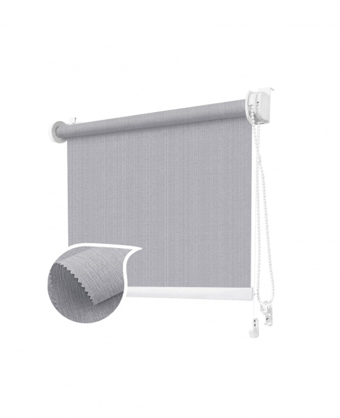 Ролета міні Rollotex струна Linen Look 65x150 см світло-сіра 