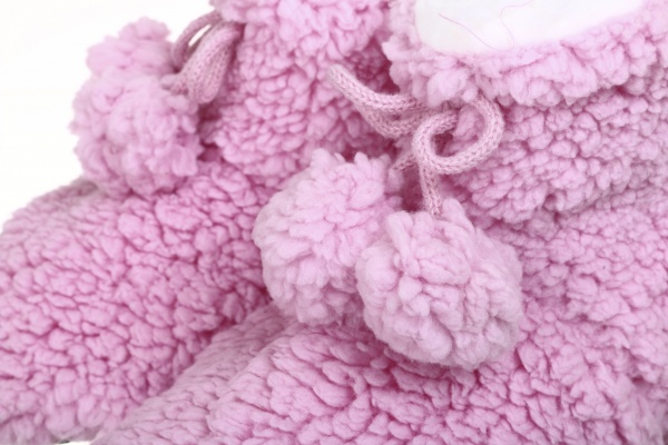 Капці дитячі Maxwin KIDS Шіппі з помпонами р.32 рожевий 