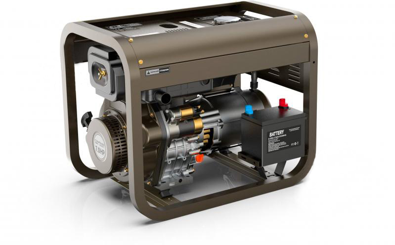 Генератор дизельный Compass 3 кВт 3,3 кВА 3GF-ME