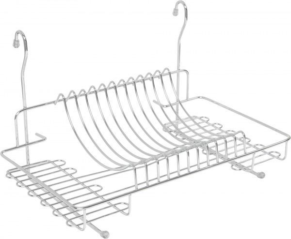 Сушарка на рейлінг DC із пластиковим піддоном 445x270x260 мм хром