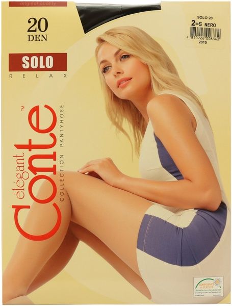 Колготки Conte SOLO 20 den nero р. 2 черный 