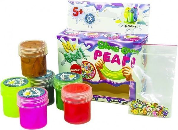 Лизун-антистресс OKTO Мини Набор Pearl 6х20 г 80045