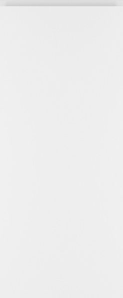 Фасад для кухні Грейд-Плюс Білий матовий RAL9003 713x296 нижній правий/верхній лівий Альфа