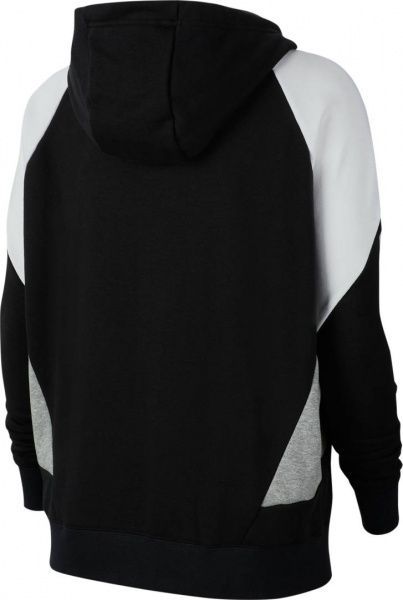 Джемпер Nike W NSW HOODIE FZ FT CB CK1405-010 р. XL черный