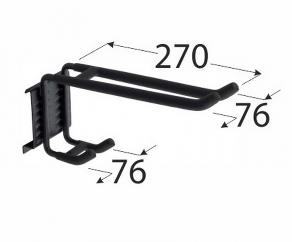 Крюк гаражный SGH13 270х76 мм