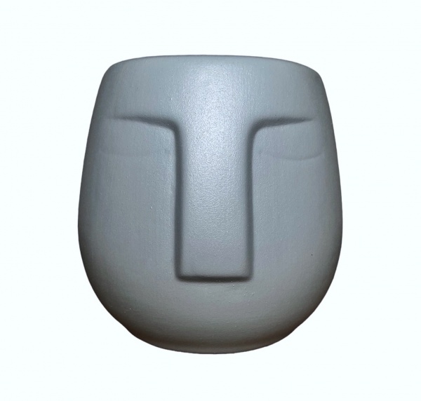 Ваза керамическая Nana ceramics Спящий 12 см серый муар 