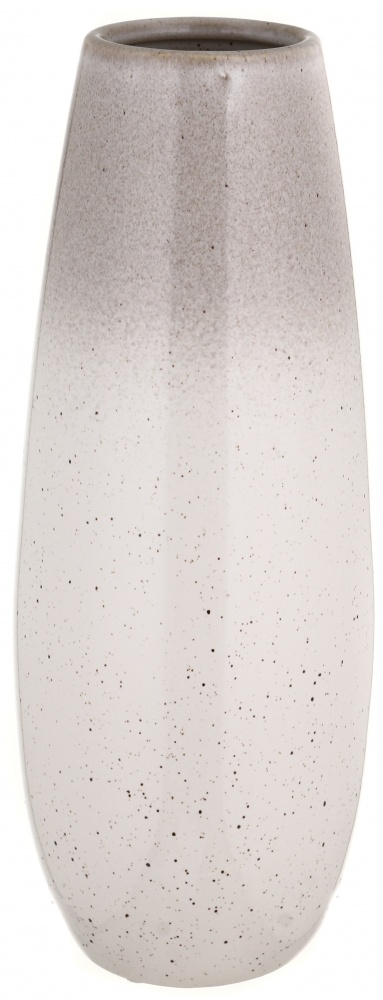 Ваза керамическая Pinsung Ceramics Boko 33,5 см бело-серый градиент PS33391