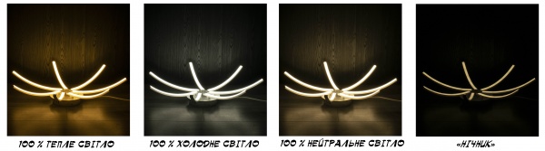 Люстра світлодіодна Hopfen 38W з пультом ДК 38 Вт білий Pyxis 