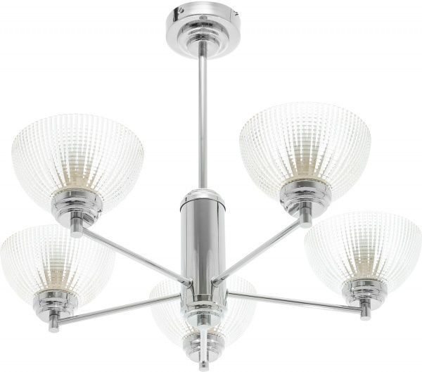 Люстра подвесная Accento lighting La Scala 5xE27 хром ALHu-HKP31307/5 