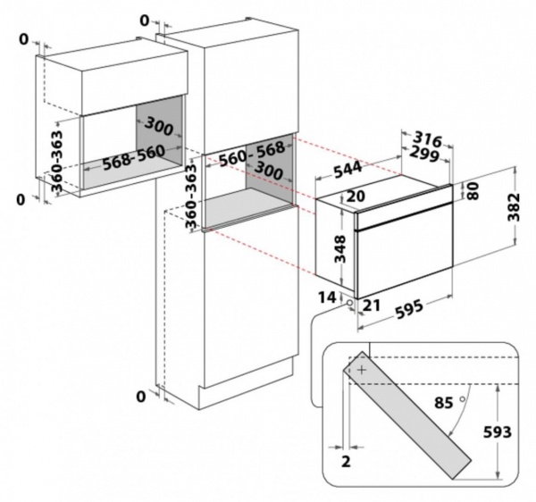 Встраиваемая микроволновая печь Whirlpool AMW4910IX