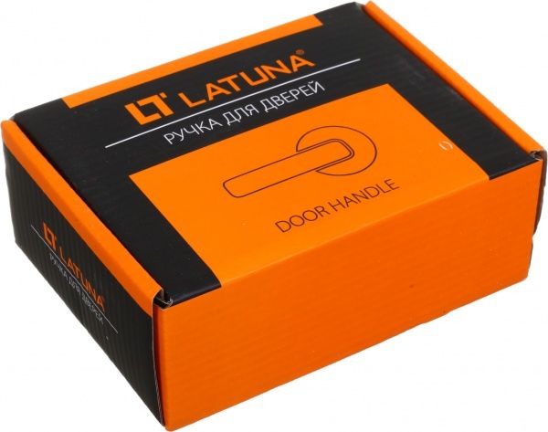 Ручка дверна Latuna на розетці без замикання 62 мм стара бронза