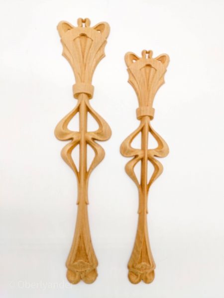 Декоративна панель дерев'яна вертикальна 1 шт. DV.13.60 54х250x6 мм 