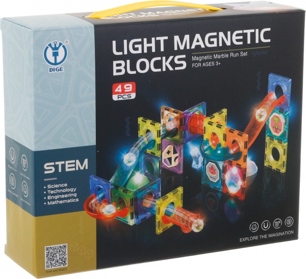 Конструктор магнитный Hang Wing LED 27x7.5x22 см HW21001205