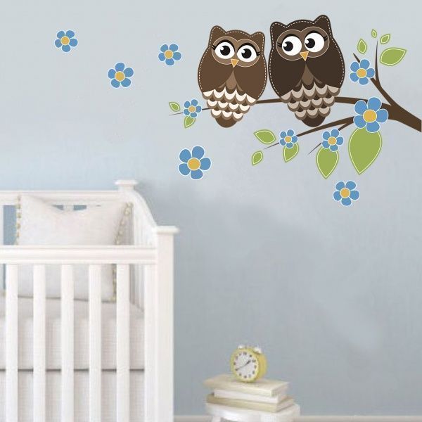 Декоративна наліпка Zatarga Дві сови Z180043 44x73 см