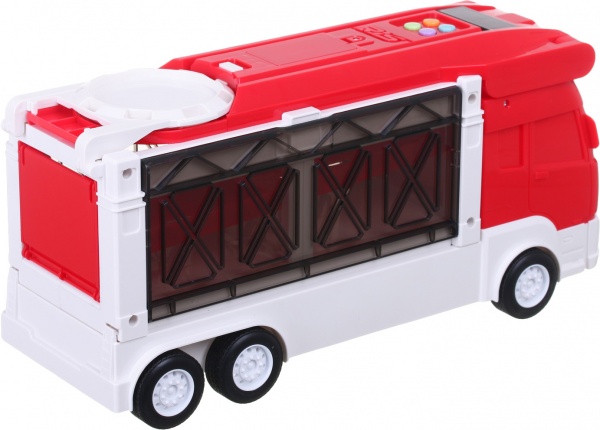 Іграшка Shantou Евакуаційний контейнеровоз-гараж червоний OTB0581804