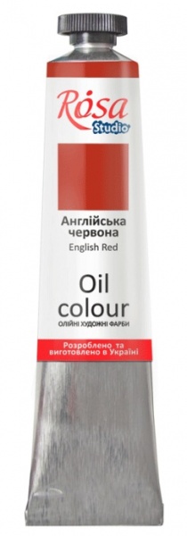 Фарба олійна Англійська червона 45 мл Rosa Studio