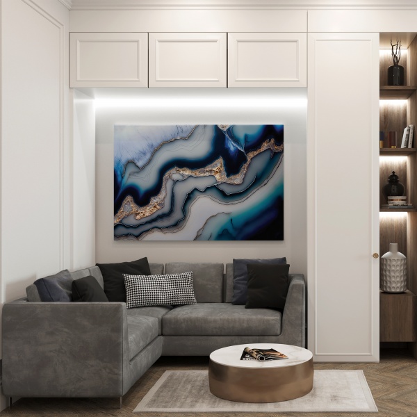 Картина на холсте Срез камня 80x110 см WS Holst 579368626 