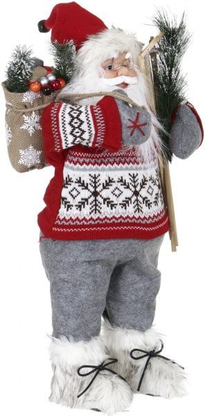 Декоративна фігура Дід Мороз лісовий S1801A 80 см 