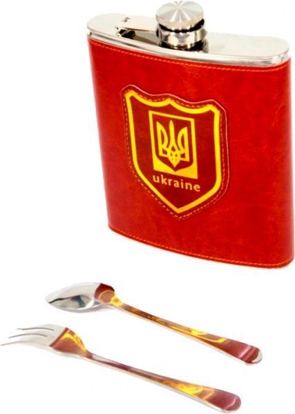 Фляга в чохлі з ложкою і виделкою PT-18-A