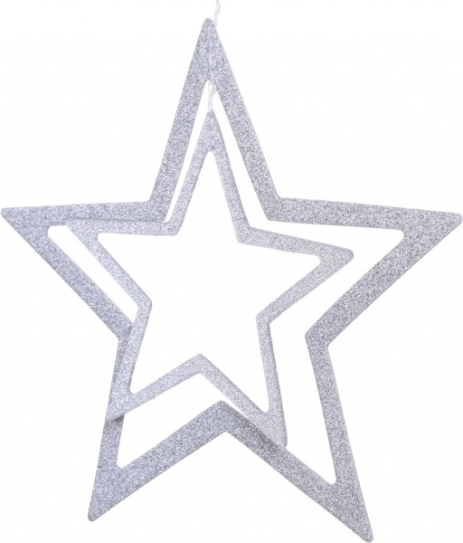 Декоративна підвіска ПіонеR 7 зірок різних розмірів (2 види) в асортименті