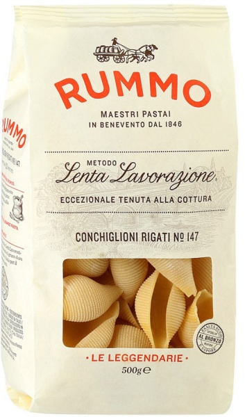 Паста TM RUMMO Конкільоні Рігаті №147 500 г 