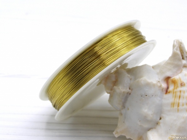 Проволока декоративная 0,5х10 м желтая Річ-Ленд 