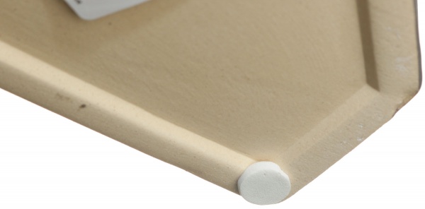 Кашпо керамическое серое Sweet Lips Р289 Rezon