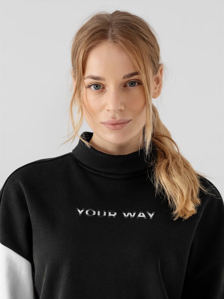 Свитшот 4F H4Z21-BLD023-20S р. M черный