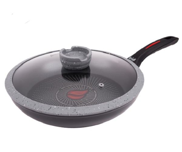 Сковорода з кришкою 28 см 25-45-180 Krauff