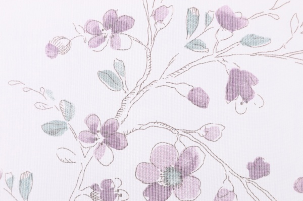 Тюль JAS P5225-C1 300х270 см цветок фиолетовый