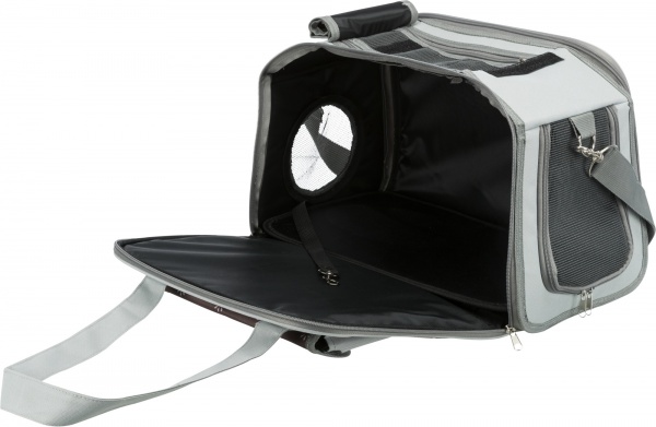 Сумка-переноска Trixie для собак Libby з поліестеру коричневий із сірим до 7 кг 25x27x42 см (28954) 