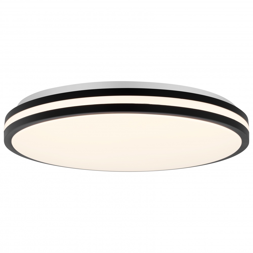 Світильник стельовий Sensio DORA з пультом 60 Вт білий із чорним 3000-6500 К LED-SENS-DORA-60