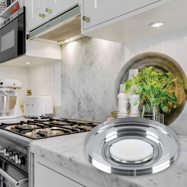 Светильник точечный LightMaster CL1060 с Led-подсветкой GU5.3 серебряный 