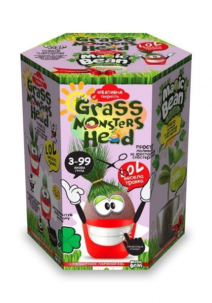 Ігровий набір Danko Toys GRASS MONSTERS HEAD укр. (8) в асортименті