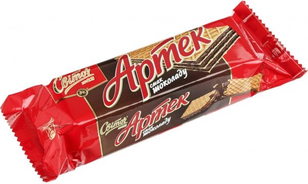 Вафлі Світоч Артек зі смаком шоколаду 80 г 4823000915886 (4823000915886) 